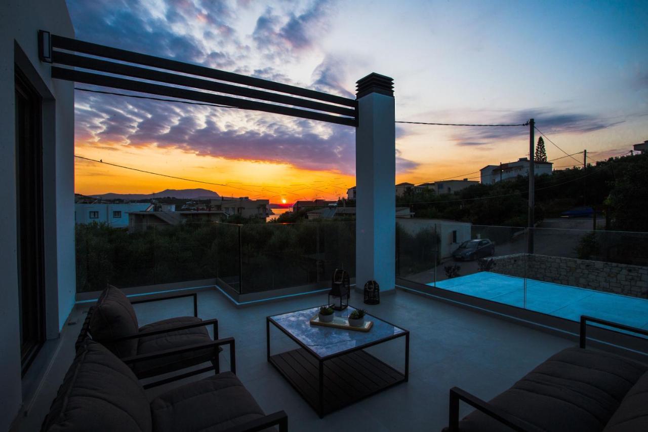 Avrilia Seaside Villa Heated Pool Almirida Exteriér fotografie