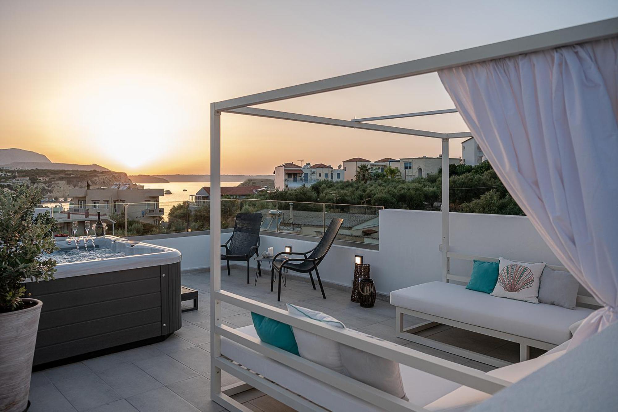 Avrilia Seaside Villa Heated Pool Almirida Exteriér fotografie