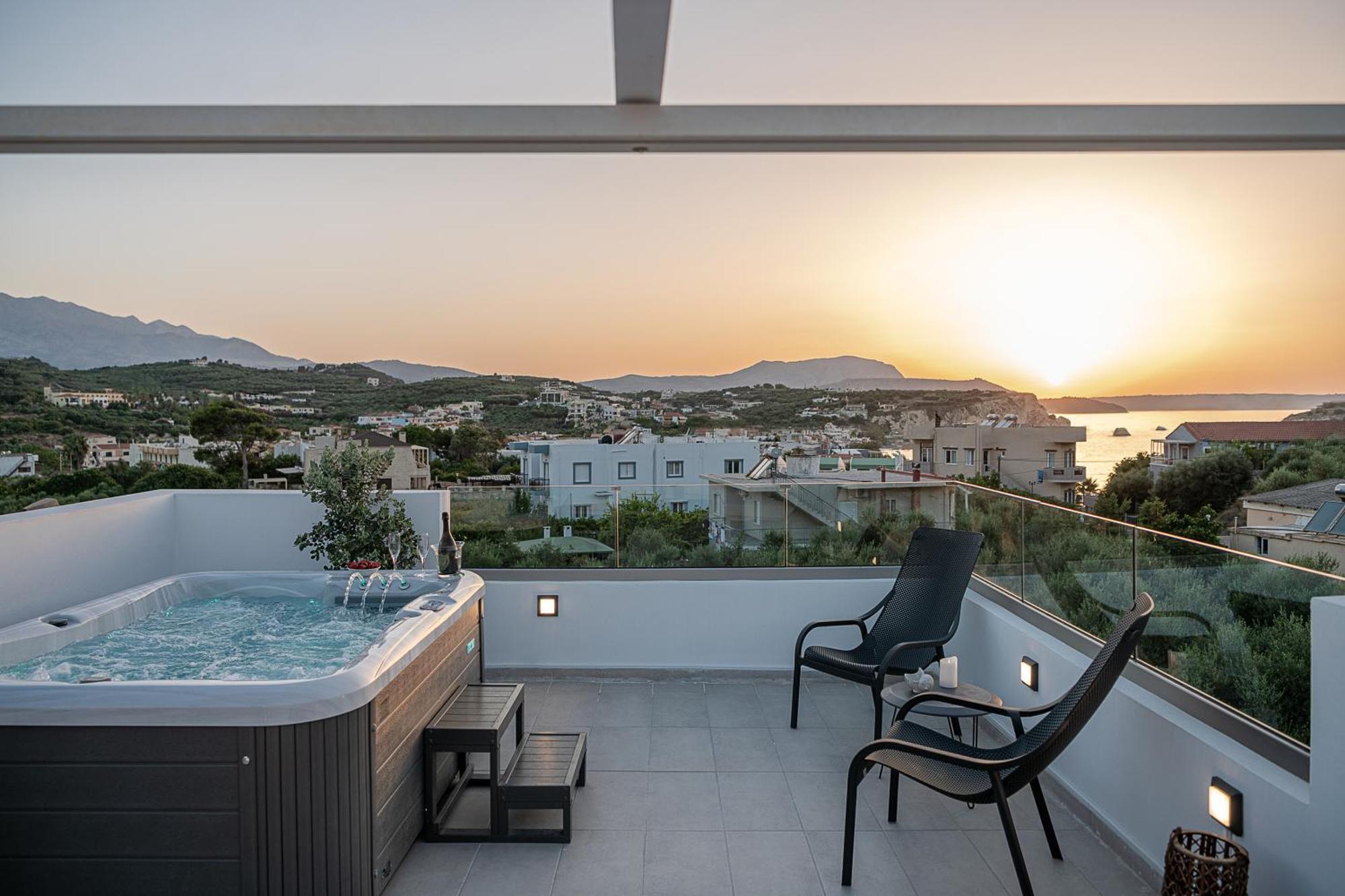 Avrilia Seaside Villa Heated Pool Almirida Exteriér fotografie