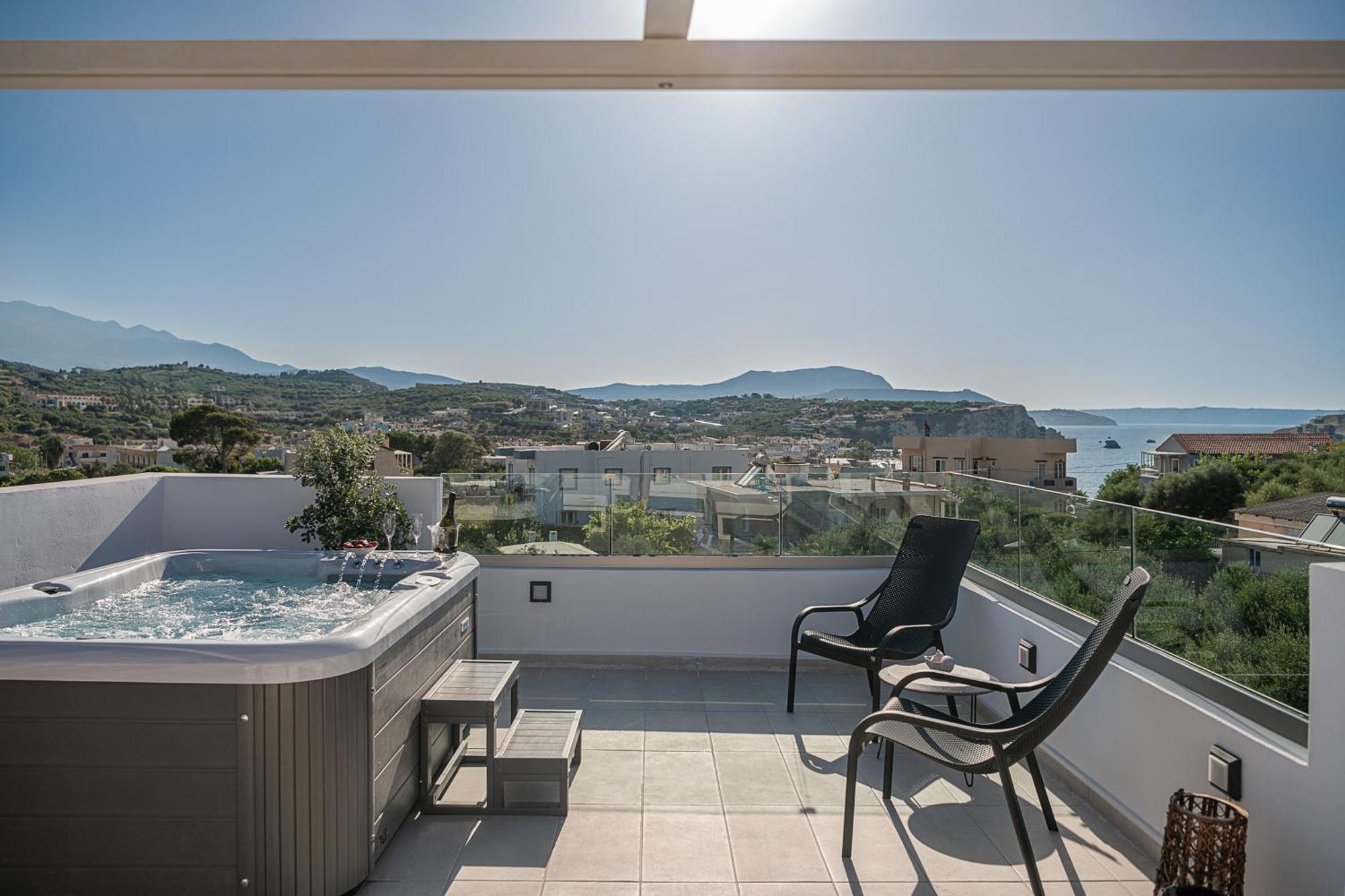 Avrilia Seaside Villa Heated Pool Almirida Exteriér fotografie