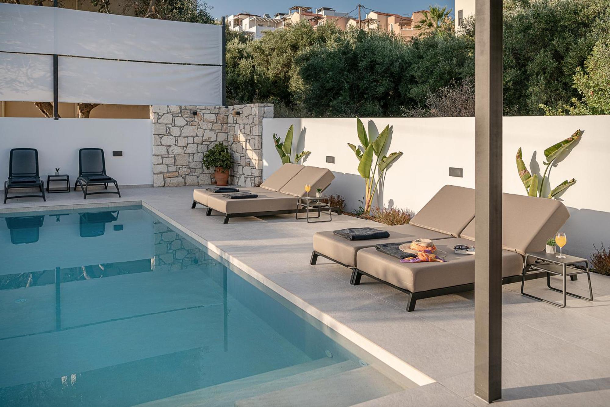 Avrilia Seaside Villa Heated Pool Almirida Exteriér fotografie