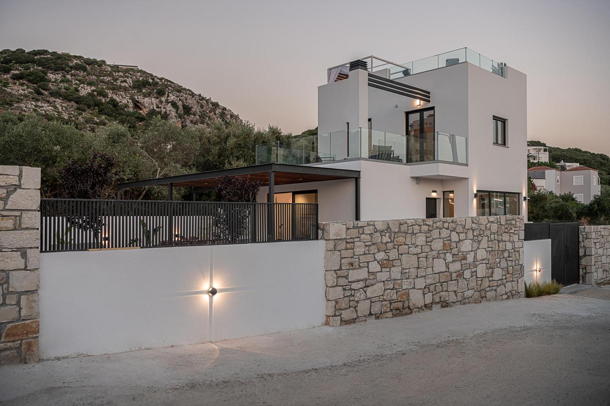 Avrilia Seaside Villa Heated Pool Almirida Exteriér fotografie