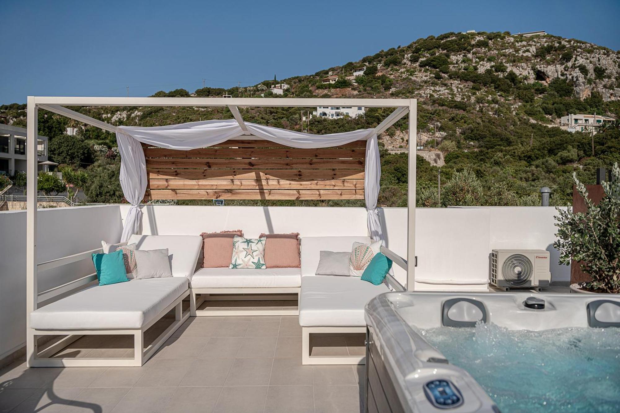 Avrilia Seaside Villa Heated Pool Almirida Exteriér fotografie